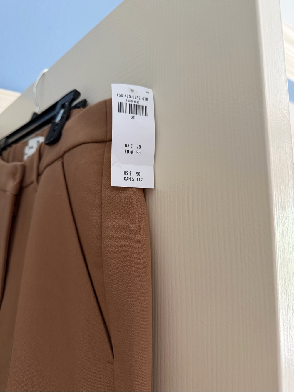 Abercrombie & Fitch Women's Tan Straight-Leg Trousers - Picture 2 of 7